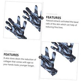 MERRYHAPY Facial Masks Hand Gloves Set Hydrating Hand Masks for Dry Skin Nourishing Moisturizing Care