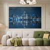 Chicago Backdrop Skyline City Night Landscape Photography Background Modern Business