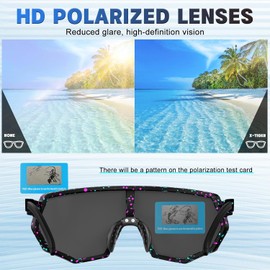 X-TIGER Gafas de sol deportivas polarizadas para hombre y mujer, para conducir, pescar, béisbol, ciclismo, MTB, UV400
