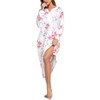 Vlazom Women's Long Nightgown Soft Baggy Nightdress Plus Size Nightshirt