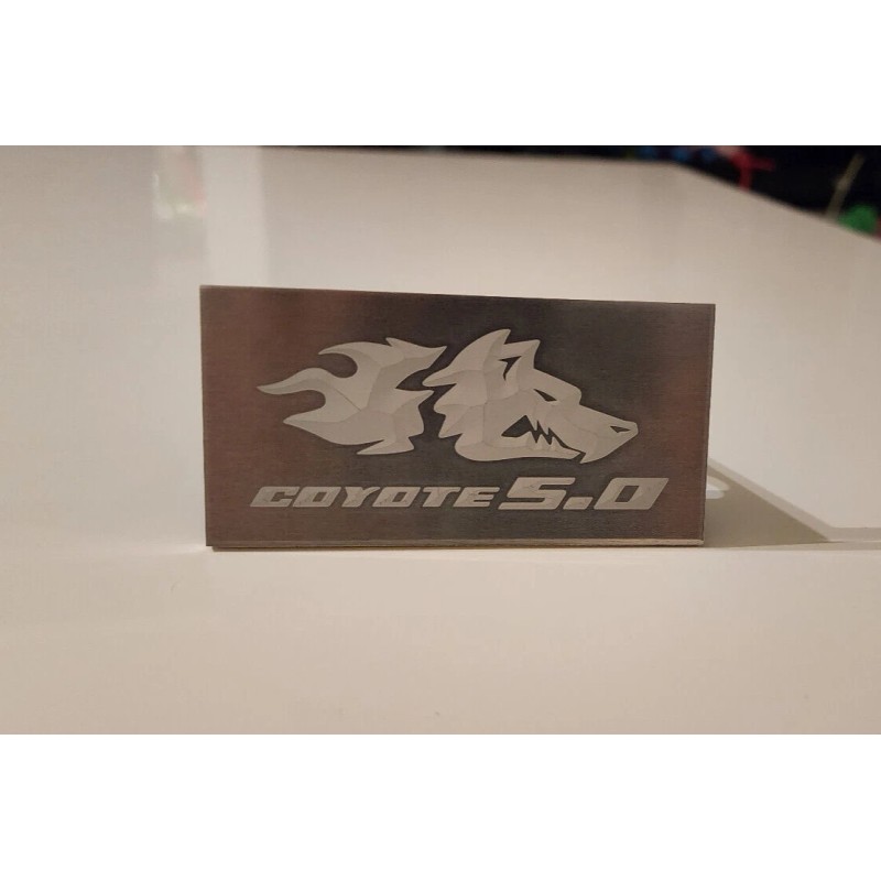 Coyote Mustang 2011-2023+ Mustang Coyote v2 Interior Engraved Badge Dash