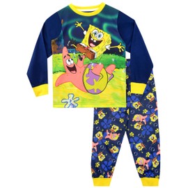 SpongeBob Boys Sponge Bob Squarepants Pajamas Size 12 Blue
