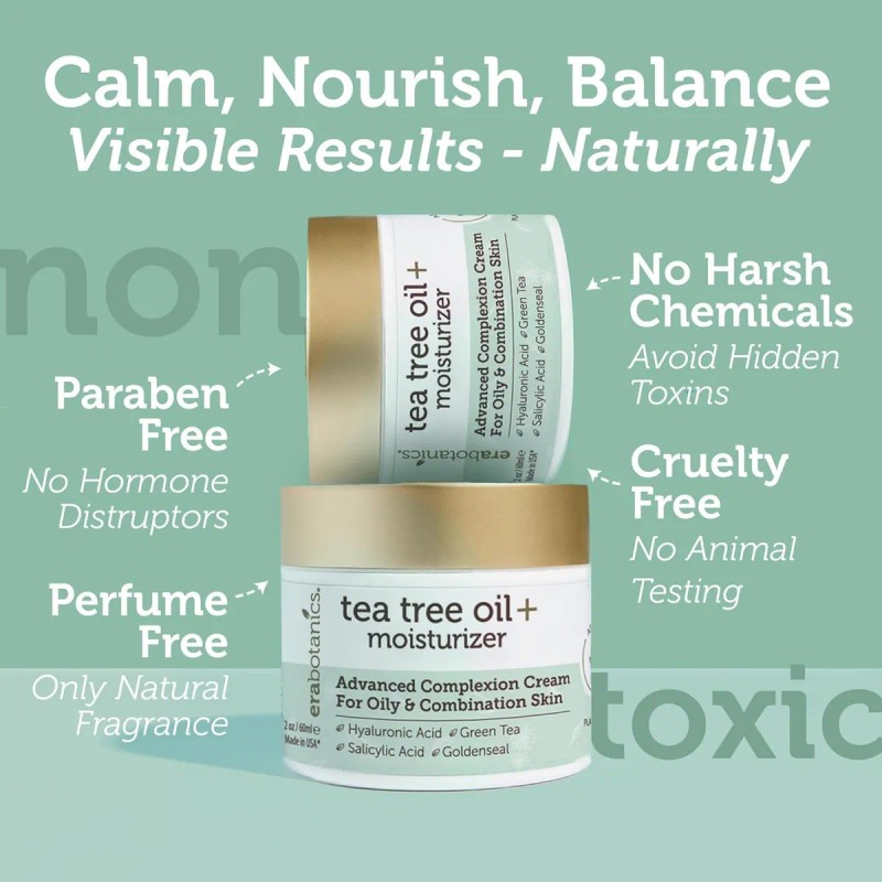 Crema Facial De Aceite Para Árbol De Té Para Aceite,