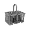 Dishwasher cutlery basket compatible with Hotpoint, Indesit, Whirlpool, Gray [Energy
