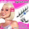 Lash Cluster Eyelash Extensions, 10-18mm Lash Clusters 80D+100D D Curl