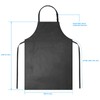 2 Pack Waterproof Rubber Vinyl Apron 40 Inch Chef Aprons