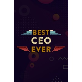 Christmas Journal & Planner - Best Boss Ever Funny Cool CEO Gift Saying: CEO, Lined writing notebook journal for christmas lists, planning, menus, gifts, and more,Daily