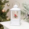 Roman 133510 Led Swirl Lantern Cardinal Tree, 8.5 inch, Grey