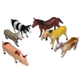 Idena 4329902 6 Farm Animals in a Bag – 6 "