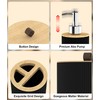 22Pcs Matte Black Bathroom Accessories Set Shower Curtain Decor Kit