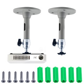 Prmape 2 Pcs Projektor Halterung, Universal Projektorhalterung, Traglast 5 KG, 360 Grad Drehung Beamerhalterungen für Die Meisten Aanderen Mini-Projektoren