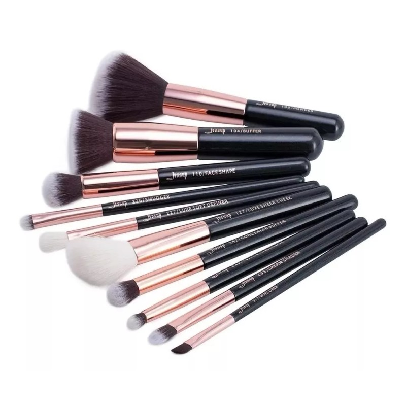 Jessup Set Brochas Maquillaje Profesional 10pz Jessup Originales