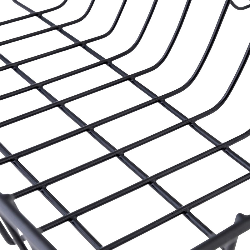 Testrut Abtropfkorb braun Draht 34x34x11 cm 250011