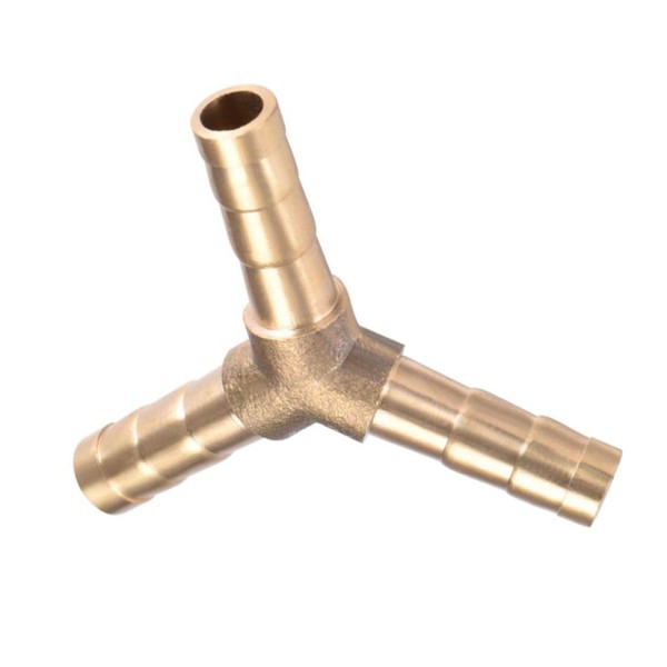 Unifizz 6mm or 15/64" Brass Barb Hose Fitting Y Shape