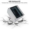 Surface-Mounted Distribution Box, 1 Row, 5 Modules, IP65 Fuse Box,