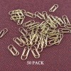 Clips De Papel Resistentes 0.59 Pulgadas Paquete 50 Mini Cli