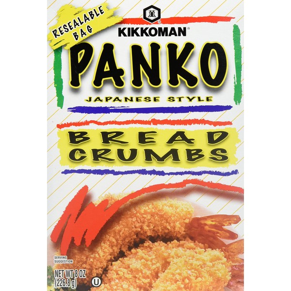 Kikkoman Panko Japanese Style Bread Crumbs, 8 Ounce Box (Pack of 4)