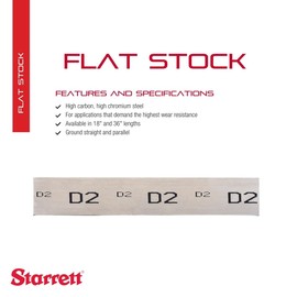 Small Parts 69099 D2 Tool Steel Sheet, Annealed/Precision Ground, ASTM A36, 1/16" Thickness, 1" Width, 18" Length