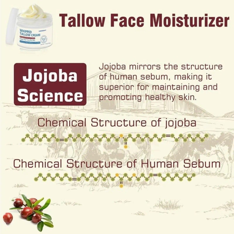 Hidratante Facial De Sebo, Sebo De Res Para La Piel,