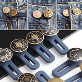 Jeans waist enlargement, magic button, repair buckle, home repair, easy repair, adjustment, DIY repair / 청 바지 허리늘리기 매직단추 요술단추 수선버클 집에서수선 간편수선 조절 셀프수선