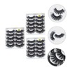 Minkissy Realistic Volume Eyelash Extensions 15 Pairs Fake Eyelashes Girl