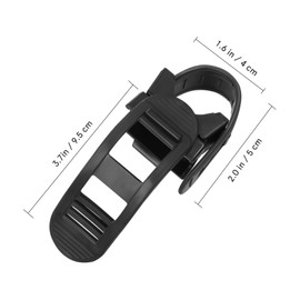 Totority 4Pcs Bicycle Flashlight Mount Durable Light Support Bracket for Bikes Fishing Rods More Secure Fit for Various Flashlight Multi Purpose Use