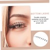 Outanaya 10Pairs Natural False Under Eye Lashes Bottom Lash Extensions