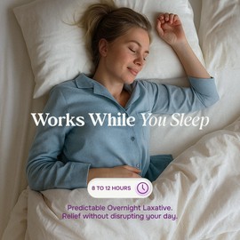 Prunelax Maximum Relief - 200 Tablets Size - Laxative Tablets with Natural Senna for Occasional Constipation, Senna Extract, Vegan & Gluten-Free, Gentle Overnight Relief