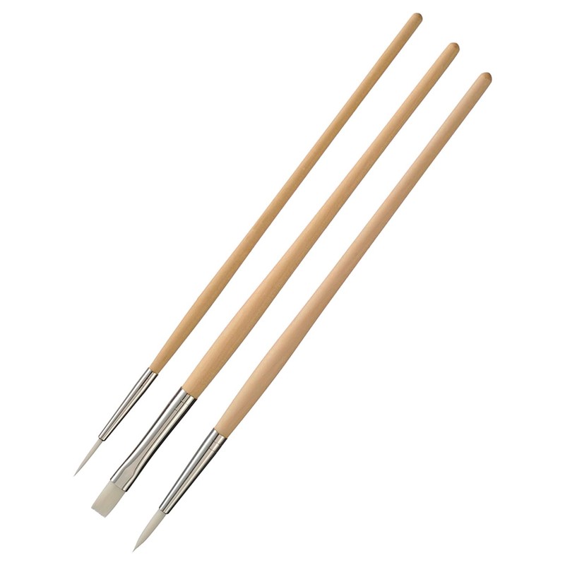 Handy Crown Smooth Brush Set, Set of 3