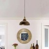 New Curvy Style Metal Lampshade Bulb Cover Lampshade (Brushed Copper)