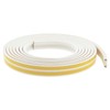 Rubber Seal 2 x 3 m for P-Profiles, White (P-Profile,