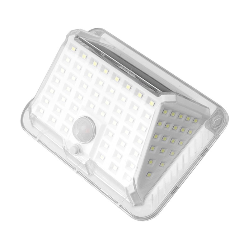 Solar Motion Sensor Wall Light Waterproof Energy Saving LED Outdoor