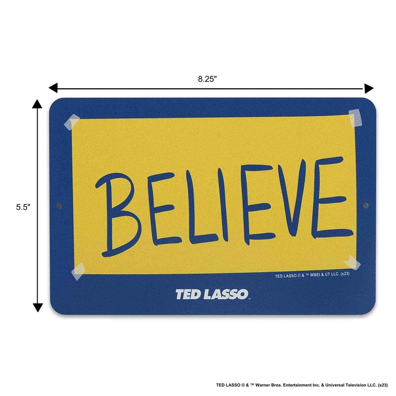 Open Road Brands Ted Lasso Believe Metal Sign - Small