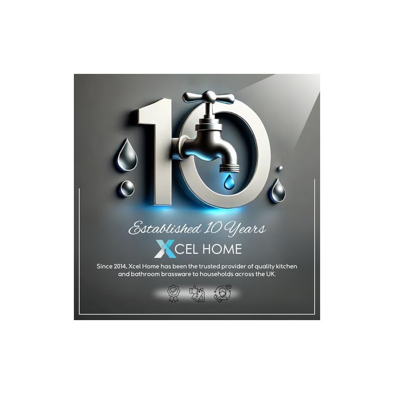 Black Round Handheld Shower Head with Holder – 3 Settings