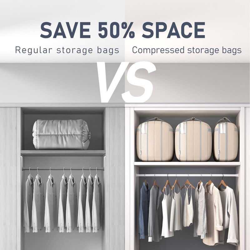 DIMJ Compression Moving Bags - Extra Large Heavy Duty Comforter