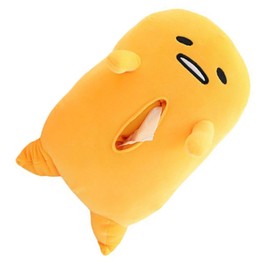 Gudetama Tissue Case, Plush Car Tissue Box, Popular, Cute, Hanging Tissue Cover, Tissue Car Decoration, Holder for Home, Tissue Box Storage, Car, Office, Car Decoration, Yellow