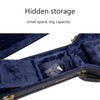 Crossrock Hardshell Wood Case for Baritone Ukulele Case, Black (CRW620BUBK)