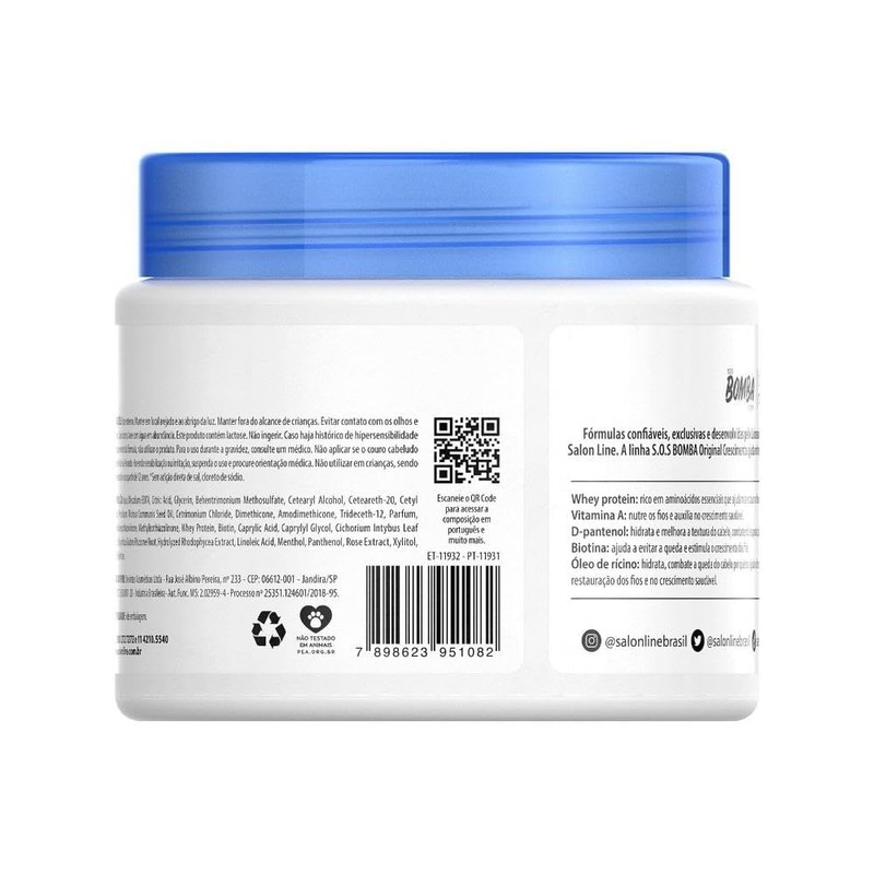 Salon Line S.O.S Bomba Original Salon Line Hair Mask 17.6