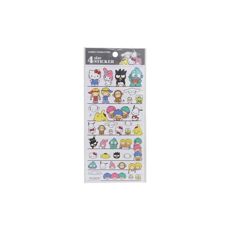 Sanrio Characters Sticker 4 Size Sticker Sanrio