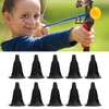 10Pcs Soft Rubber Arrowhead Suction Cup Arrow Heads for Children