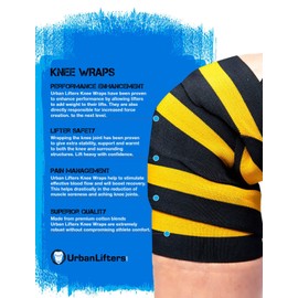 Urban Lifters Powerlifting Range Knee Wraps