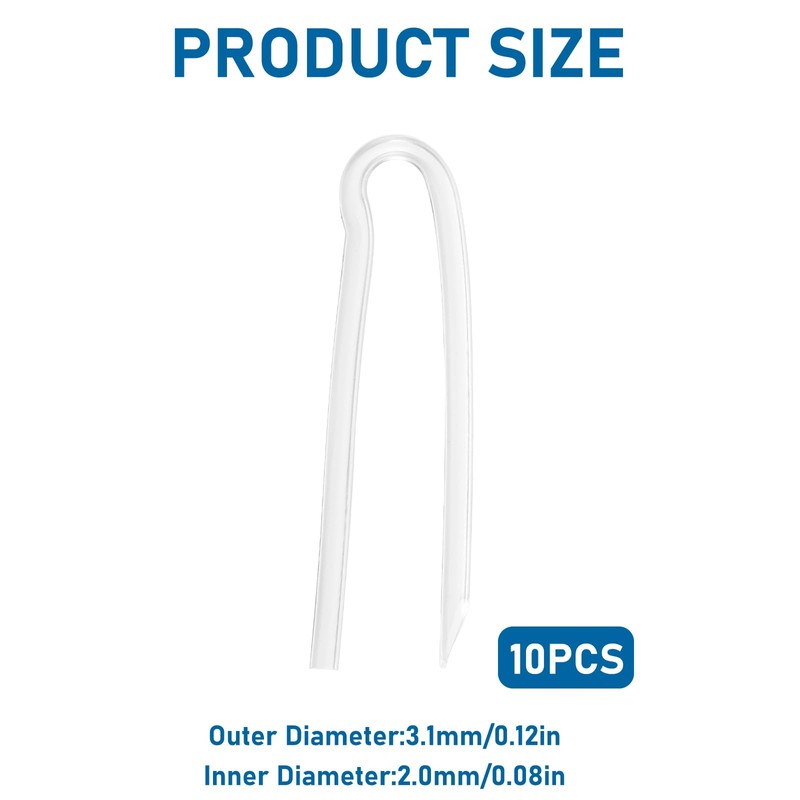 10pcs Hearing Aid Tubes, Lightweight Hearing Aid Tubes NHS, Transmitting