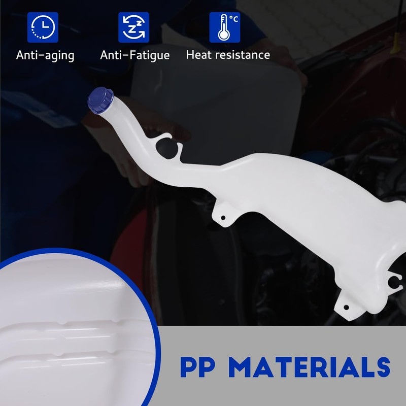 Front Washer Fluid Reservoir Compatible with 2008-2017Freightliner Cascadia