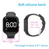Vibrating Alarm Watch Water Resistant Wake Up Wristband Silent Pill
