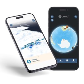 aninu Bracelet with Penguin & GPS Live Tracking + App - Gifts for Women & Ladies, Girls Jewellery & Friendship Bracelets with Charm for Mother & Daughter, Bracelets Penguin Charms, One size, Stone, No