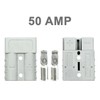 10Pcs Anderson Style Plug Connectors 50 AMP 12-24V 6AWG DC