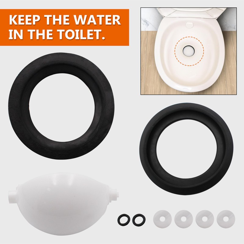 WEHOPE 34117 Waste Ball Kit Compatible with Thetford Aqua Magic