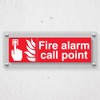 V Safety Fire Alarm Call Point - Landscape - 300