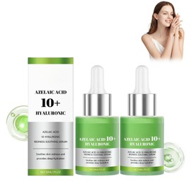 Hyaluronic Acid Serum Moisturising Non-Greasy Serum Firming Anti-Aging Effect, Smooths Wrinkles & Gives a Radiant Complexion (2 Pieces, Green)