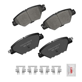 Fraxle Rear Ceramic Brake Pads Set with Hardware For MAZDA CX-9 All Models 2016-2023
